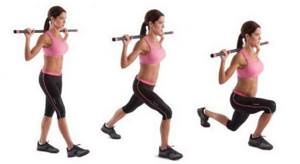 Back muscles exercises with a bodybar