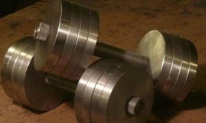 Pump up your biceps with dumbbells