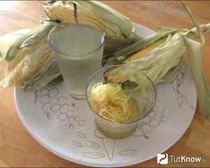 Corn silk infusion and corn