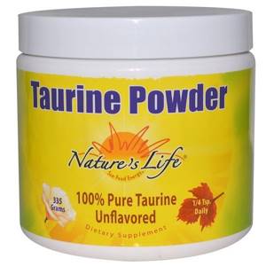 Nature&#39;s Life, Taurine Powder, Unflavored, 335 g