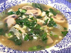 low calorie mushroom soup