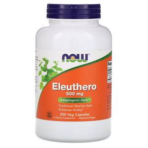 Now Foods, Eleuthero, 500 mg, 250 Veggie Caps