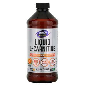Now Foods, L-карнитин в жидкой форме, с цитрусовым ароматом, 1000 мг, 16 жидких унций (473 мл)