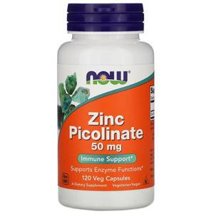 Now Foods, Zinc Picolinate, 50 mg, 120 Vegetable Capsules