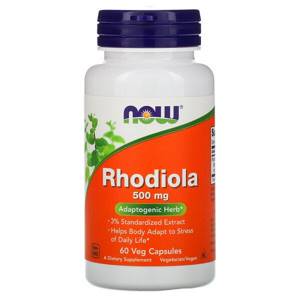 Now Foods, Rhodiola, 500 mg, 60 Veggie Caps