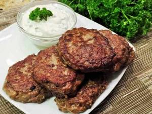 fry liver cutlets