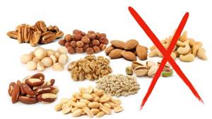 Nuts. Keto diet - what foods you can eat and what you can&#39;t. 