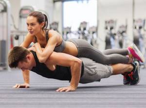 weighted push-ups