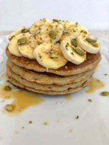 oatmeal pancake with banana without eggs