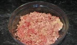 grind the minced meat