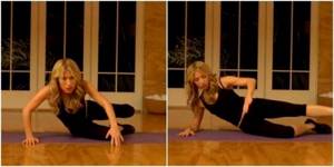 Pilates using the Tracy Anderson method. Description of the Tracy Anderson method: Method-Mat Workout 
