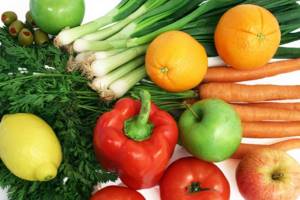 Food pyramid: healthy diet foods