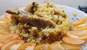 Pilaf with chicken
