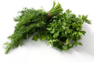 beneficial properties of parsley and dill