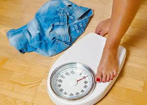 After menstruation, weight decreases 2