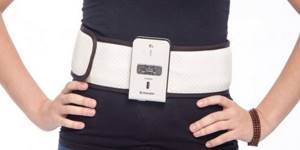 Myostimulator belt for weight loss