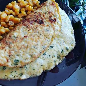 pp omelette with cottage cheese recipe