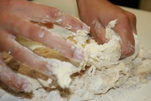 making unleavened bread