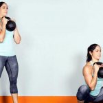 squats with kettlebell