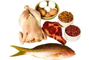Foods that contain complete protein (protein)