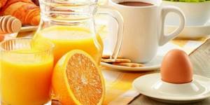 Рацион яично-апельсиновой диеты