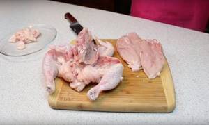 cut up chicken