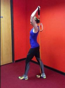 Arm extension with triceps expander
