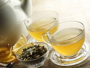 Green tea recipe with lemon