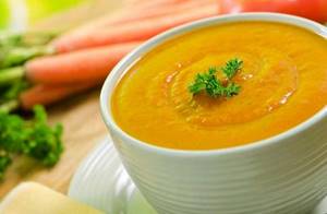 Recipes for vegetable soups for the diet table 5