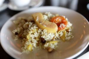 rice with fruit