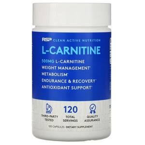 RSP Nutrition, L-Carnitine, 500 mg, 120 capsules