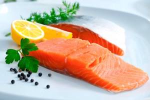 Fish rich in omega-3
