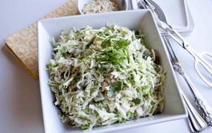 Салат для сушки тела из капусты: рецепт