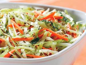 Cabbage salad for weight loss