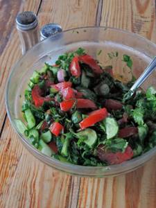 Tomato and cucumber salad recipe