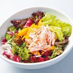 Salad with crab sticks: dietary recipes