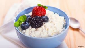 Make fasting days on cottage cheese.