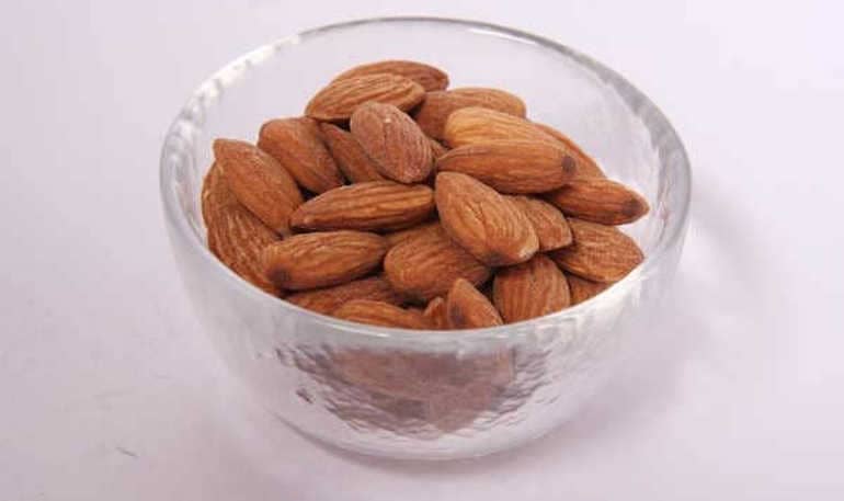 How many almonds are there?