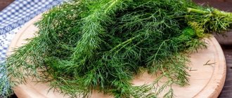 How many calories are in 100 grams of dill?
