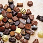 Сколько калорий в шоколадной конфете