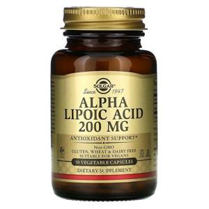 Solgar, Alpha Lipoic Acid, 200 mg, 50 Veggie Caps