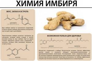 Composition of ginger