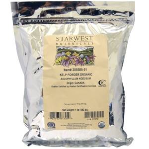 Starwest Botanicals, Organic Fucus Powder, 1 lb (453.6 g)