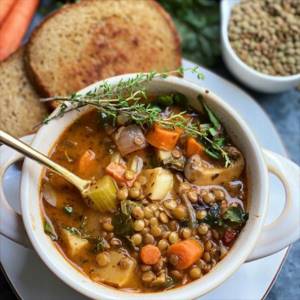 lentil soup on proper nutrition