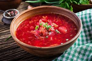 Daily intake of borscht