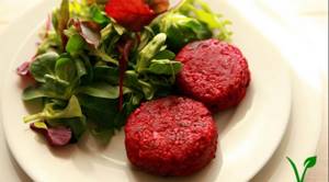 Beetroot cutlets