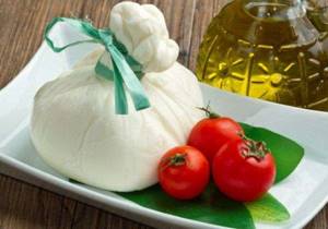 Mozzarella cheese. Photos, calorie content, types, composition of food products, recipes at home 