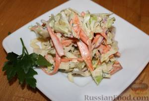 Топ 10 рецептов салат витаминный с капустой и морковью