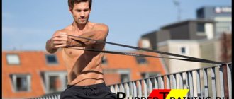 Full body workout for men with resistance bands