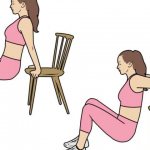 ﻿Workout for every day: 5 cool exercises with a simple chair for slimness
